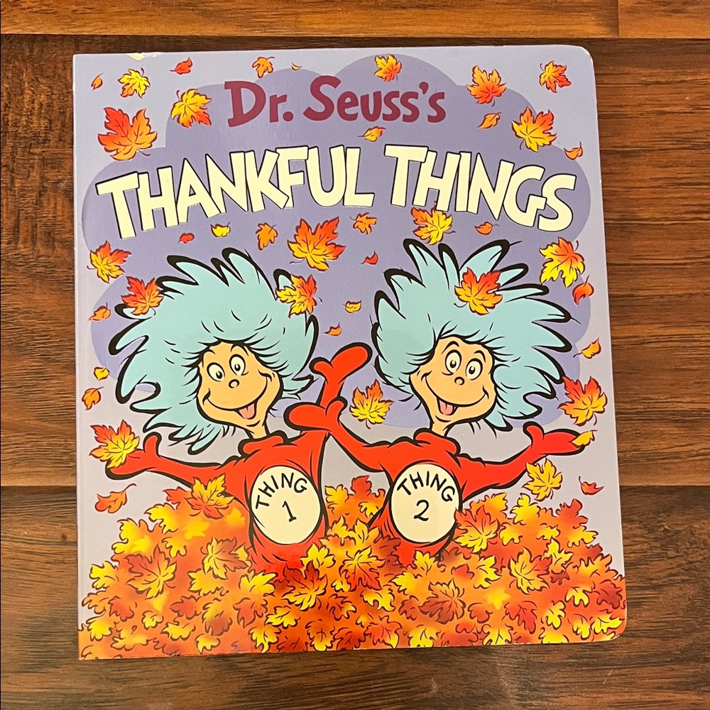 ⭐️⭐️ PICK 5 / $20 Dr. Seuss's Thankful Things Board Book